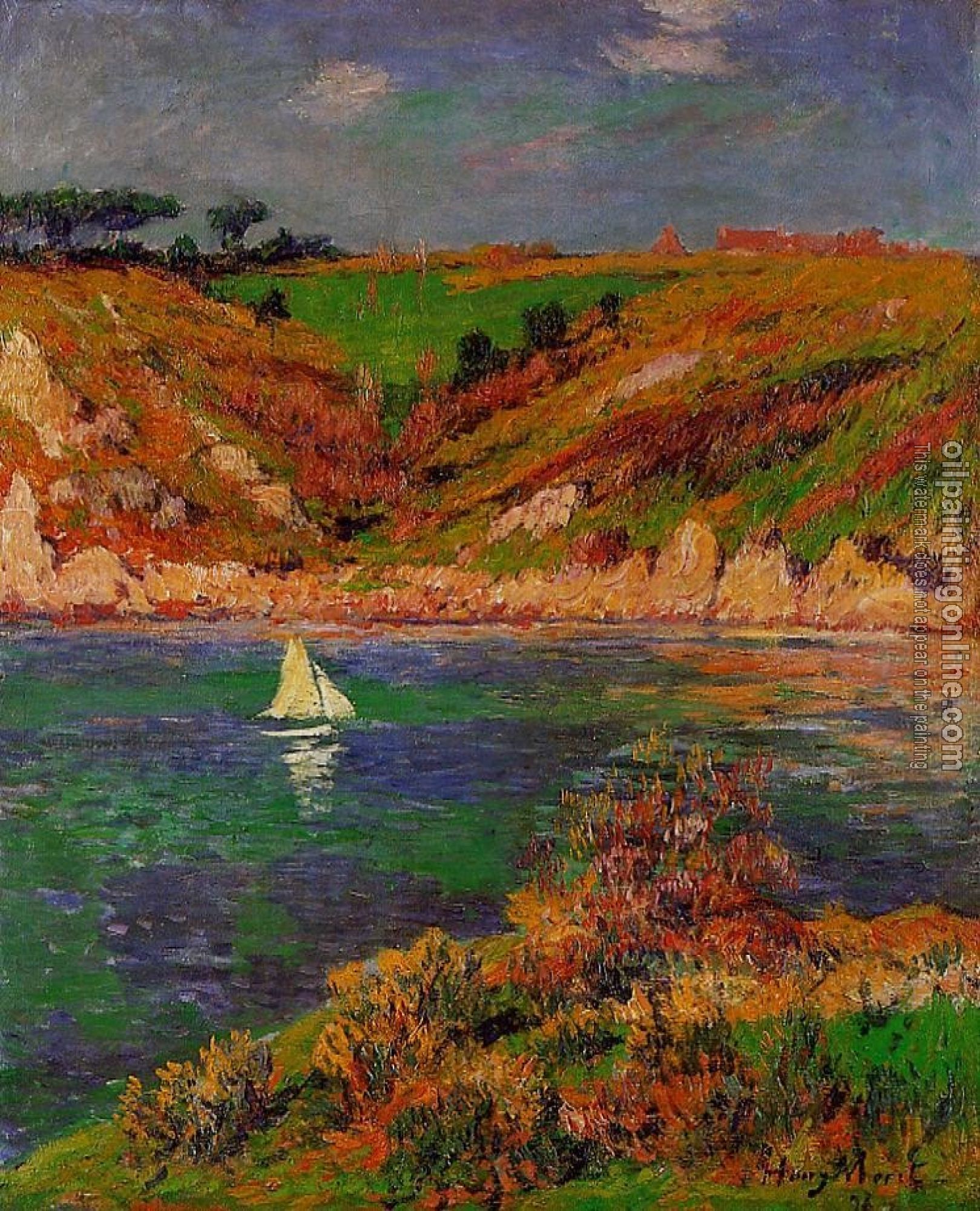 Moret, Henri - Sailboats in Brittany